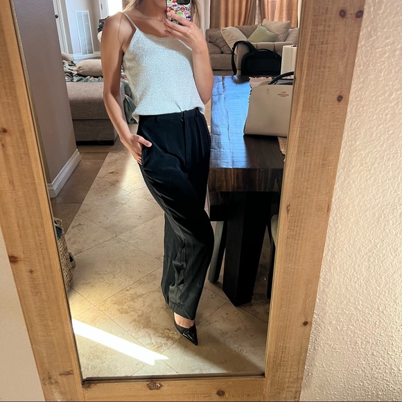 Ann Tjian for KENAR Black High Waisted Pants - Picture 1 of 12